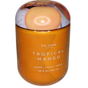 DW Home Tropical Mango Hand Poured Candle 22.3 ozs